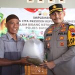 Dukung Asta Cita Presiden, Polres Banjarnegara Berikan Bantuan Benih ke Petani