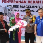 Polres Magelang Kota Bedah Rumah Warga untuk Tingkatkan Kesejahteraan