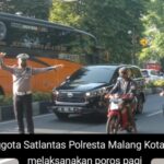 Polresta Malang Kota Intensifkan Poros Pagi untuk Ciptakan Kenyamanan Pengendara