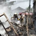 Kebakaran Melanda Gudang Listrik di Gatak Sukoharjo, Penyebab Masih Misterius