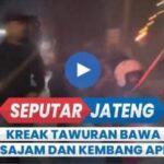 Detik-detik Tawuran Puluhan Kreak di Semarang-Temanggung, Sajam dan Kembang Api Jadi Senjata